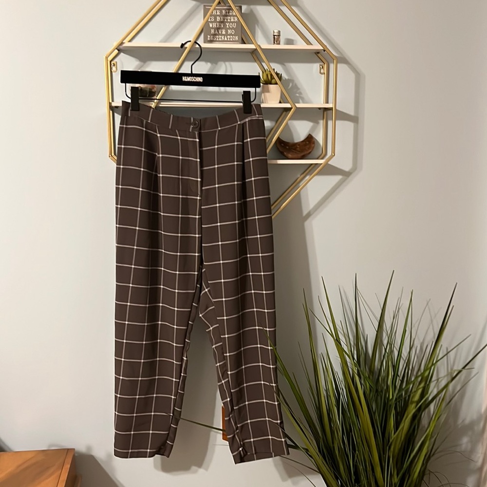 Plaid Slacks